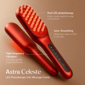 650nm phototherapy led massaging comb